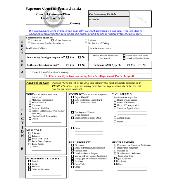 Federal Court Civil Cover Sheet - prntbl.concejomunicipaldechinu.gov.co