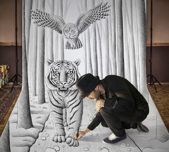 amazing 3d pencil drawing