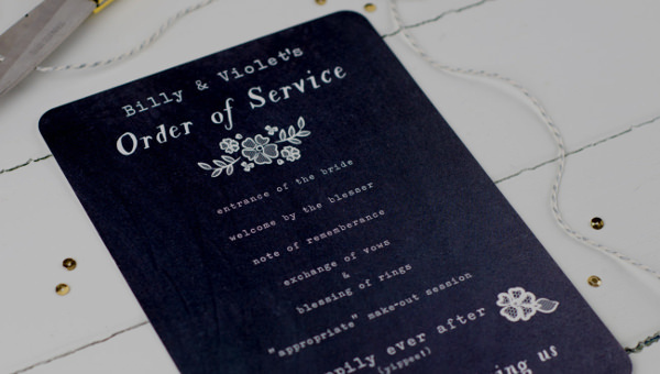 Wedding Order Of Service Template For Your Needs