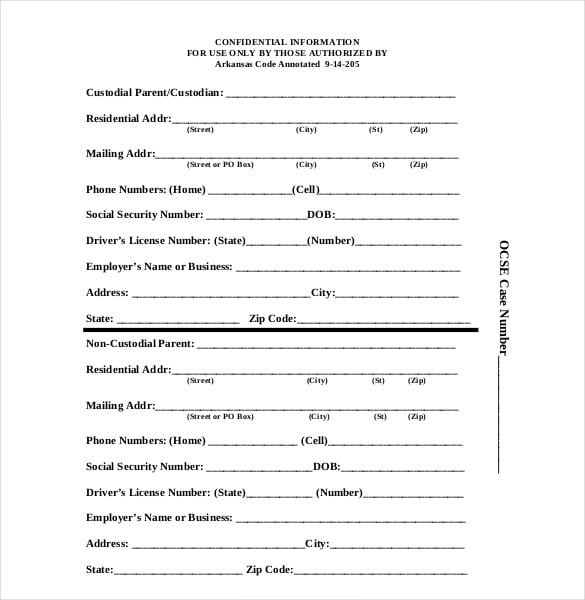 confidential information cover sheet free download