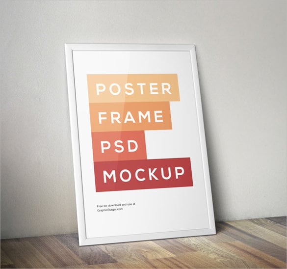 simple poster moke up download