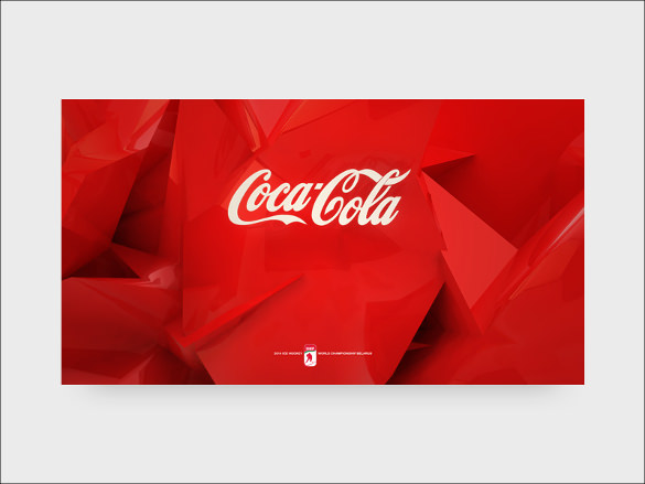coca cola with red background download