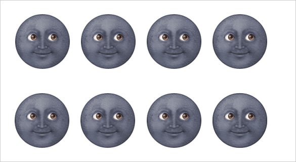 new moon with face emoji download