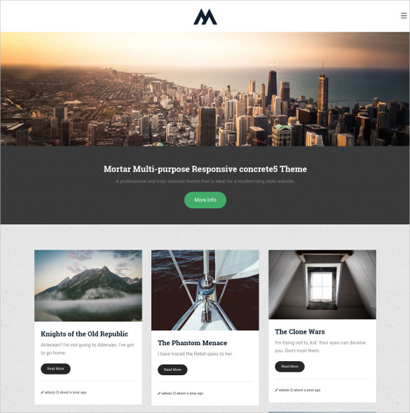 33+ Concrete5 Themes & Templates