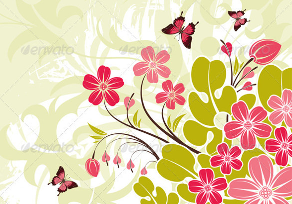 easily download flower background