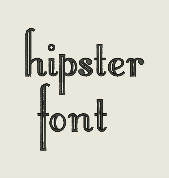 hipster retro font instant download