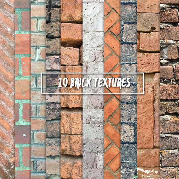 10 hi res brick texture pack download