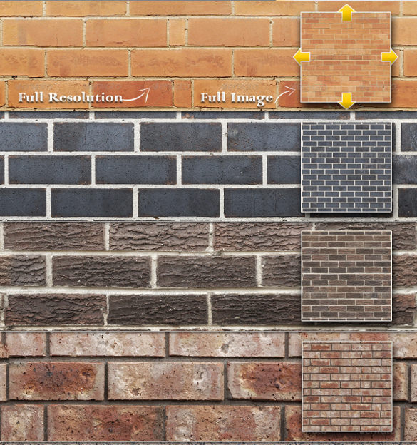 10 clean brick texture set download