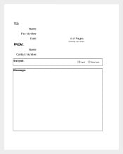 Blank Fax Cover Sheet Free Download1