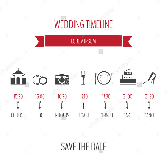 30+ Wedding Timeline Templates PSD, AI, EPS, PDF, Word, Excel