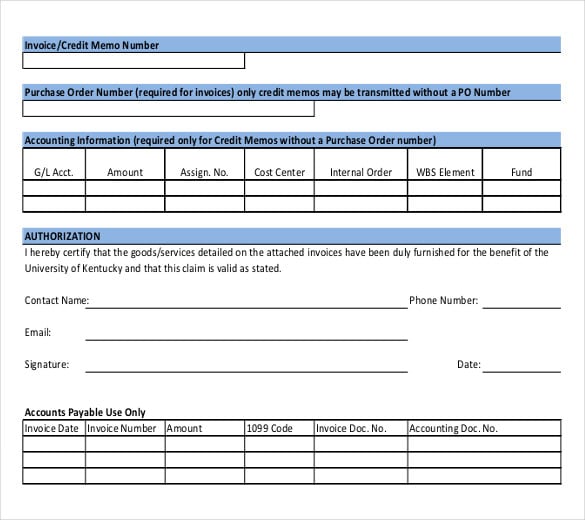 vendor sales credit memo template pdf format1