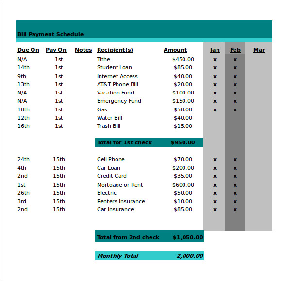 24+ Monthly Work Schedule Templates - PDF, Docs