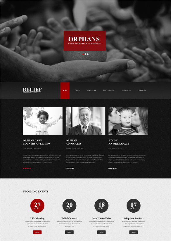 34+ Non Profit Website Themes & Templates Free & Premium Templates