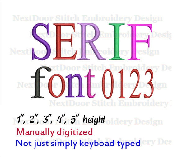 professional serif font instant download