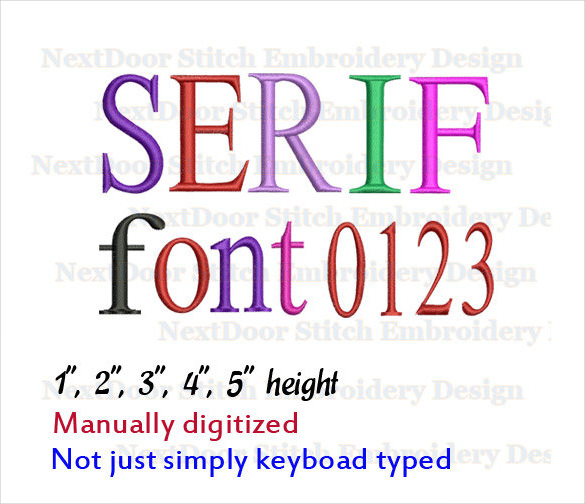 professional serif font instant download