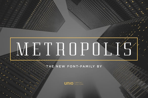 metropolis professional font otf download