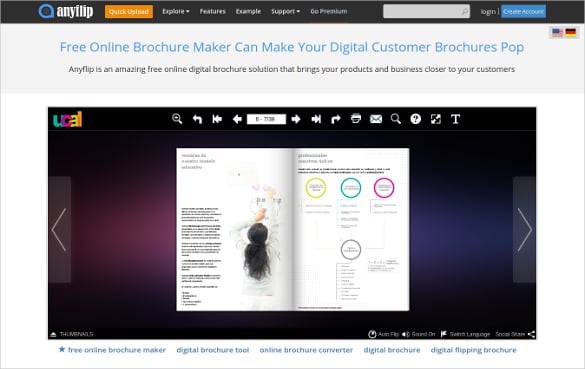 digital brochure maker online for free