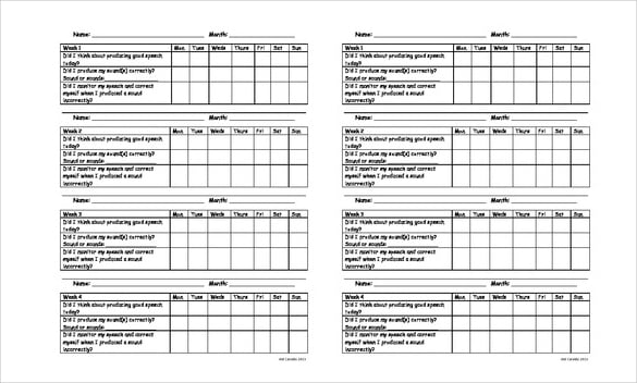 tracking sheet template pdf format download