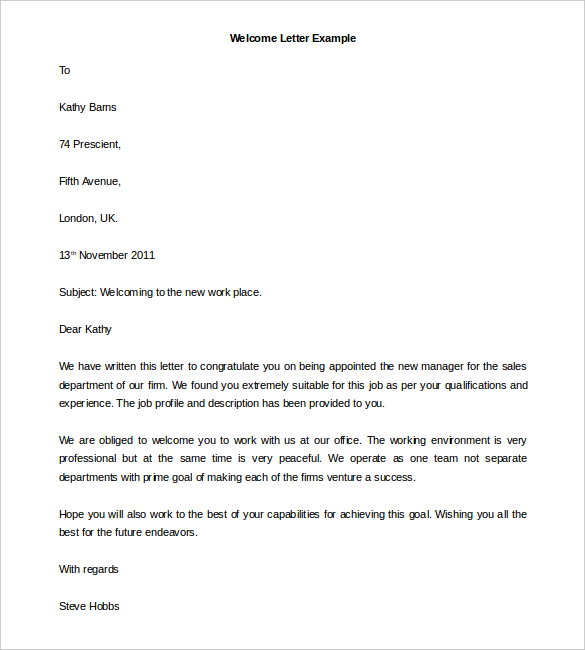 26+ FREE HR Letter Templates DOC, PDF