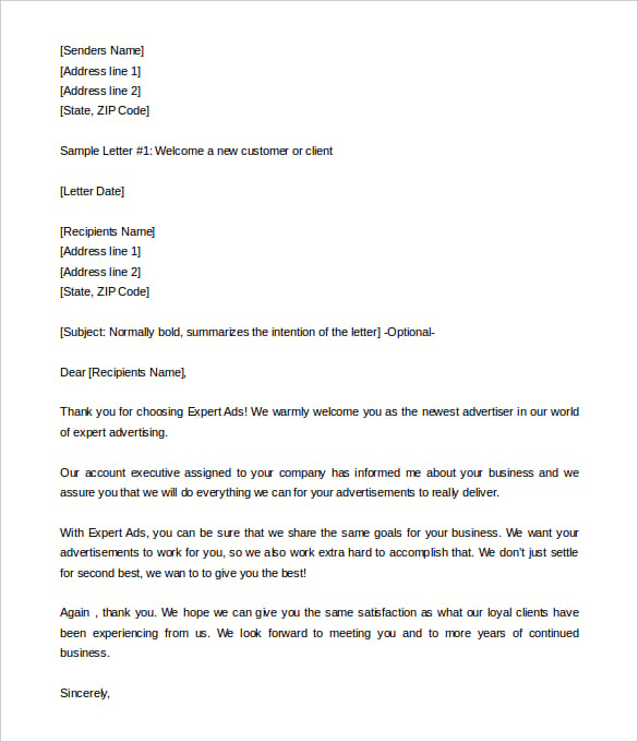 New Ceo Introduction Letter To Customers Collection Letter Template 