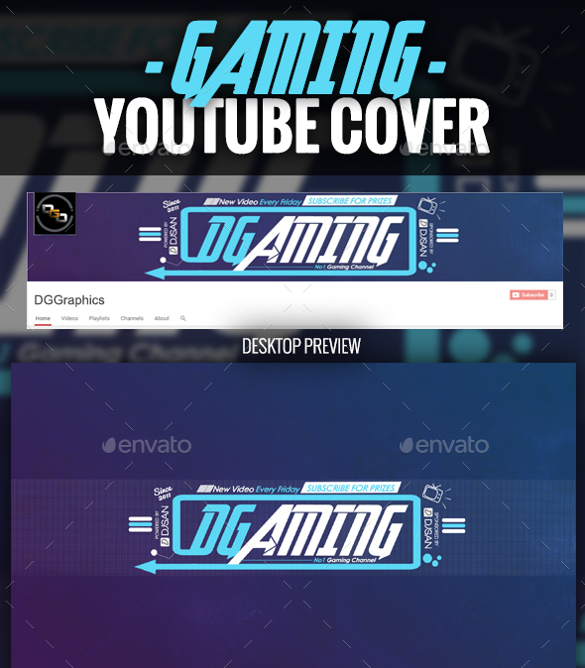 gaming youtube cover download