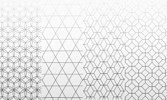 Premium Vector  Vector endless geometric pattern composed with