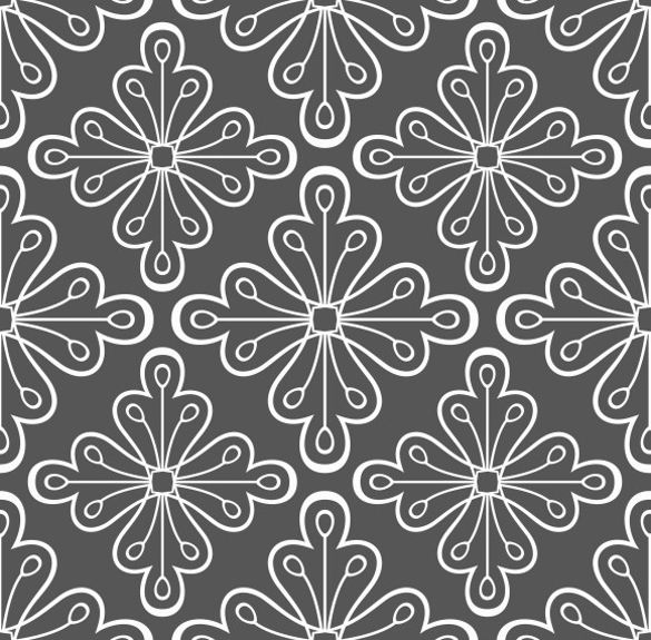 geometric pattern with flowers download