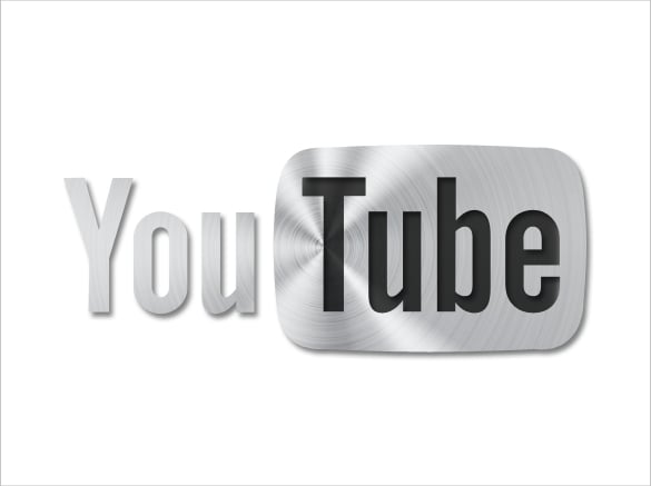 metalic-youtube-logo-free-download
