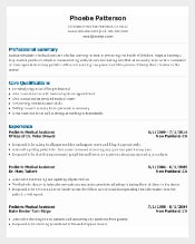 Pediatric Medical Assistant Resume Template for Free