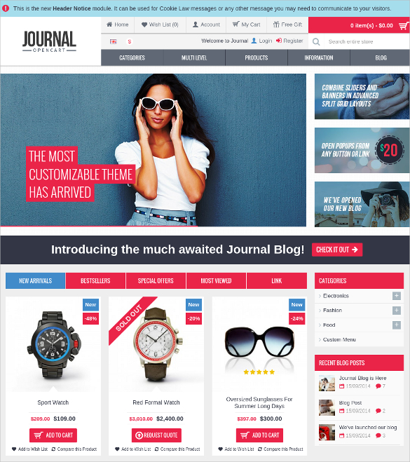 40+ Opencart Themes & Templates