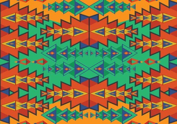 aztec seamless pattern in colorful designs free download