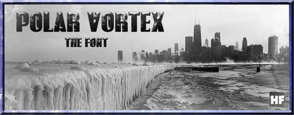 polar vortex logo font free download