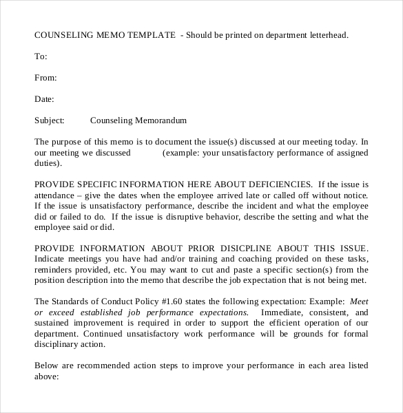 15+ Formal Memorandum Templates Sample Word, Google Docs Format Download