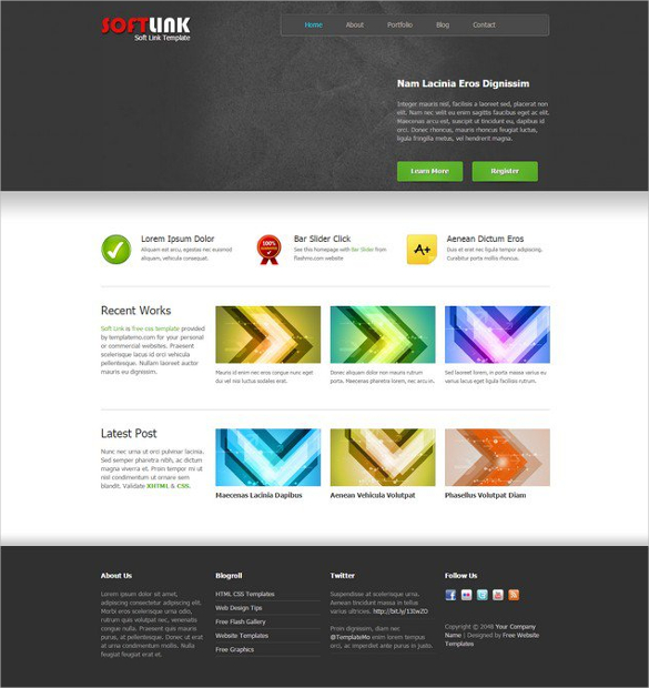 Free Dreamweaver Template 10+ Free PSD, AI, Vector EPS Format Download