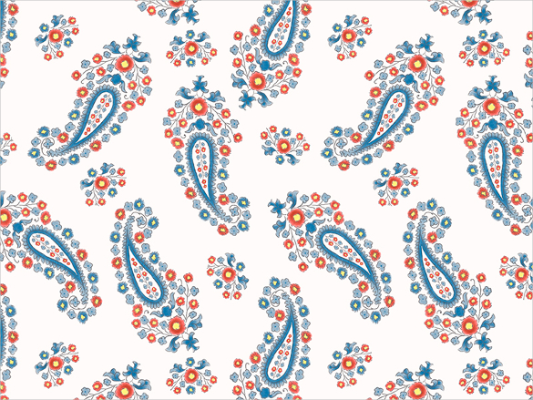 blue paisley pattern download