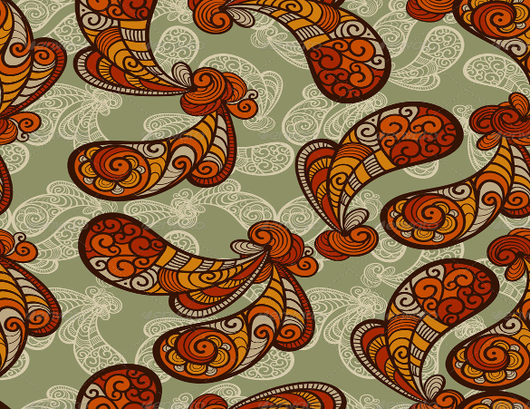 vector seamless paisley pattern download