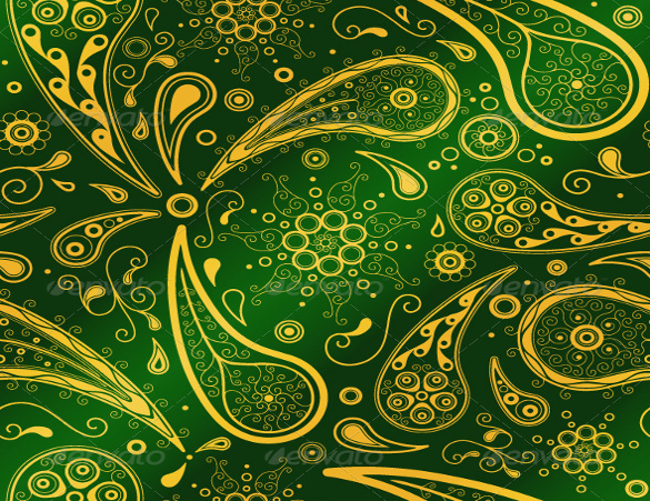 paisley green pattern free download