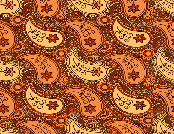 autumn paisley pattern free download
