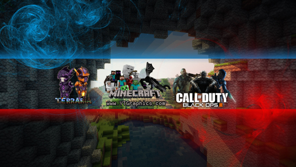 Red Gaming Channel  Banner Template