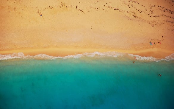 beach wallpaper view from sky