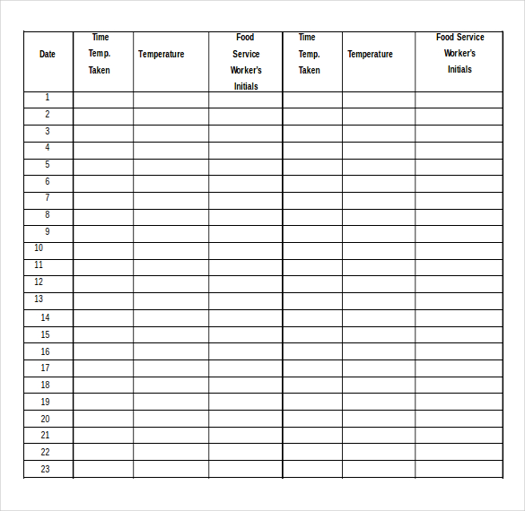 free word 2010 format daily worksheet template