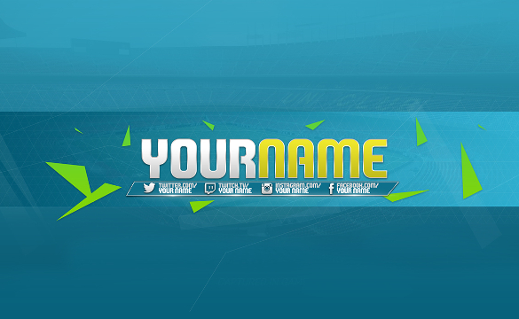 Banner Design Channel Art No Text Background