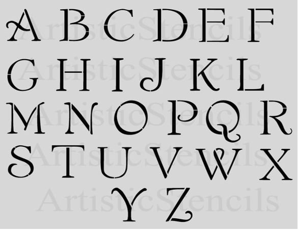 stencil-decorative-alphabet-set-upper-and-lower-case-letters-download