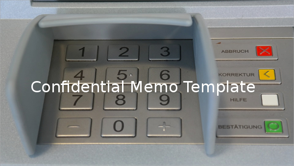 9+ Confidential Memo Templates – Sample Word, Google Docs Format Download