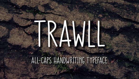 trawll handwritten fonts download