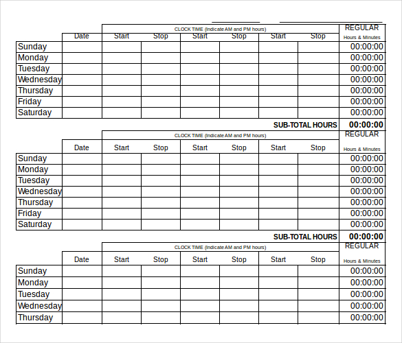 22+ Daily Timesheet Templates - Free Sample, Example Format Download