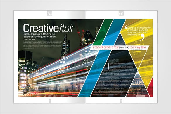 magazine indesign brochure template download