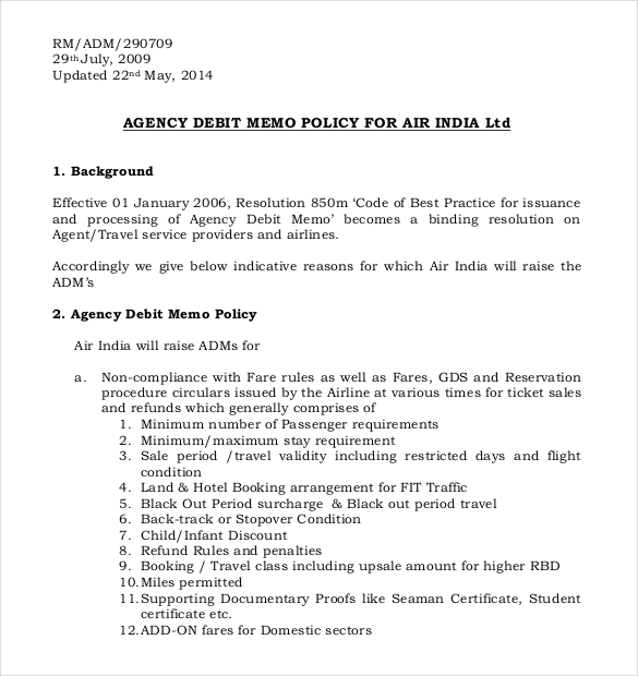 13+ Debit Memo Templates Free Sample, Example, Format Download