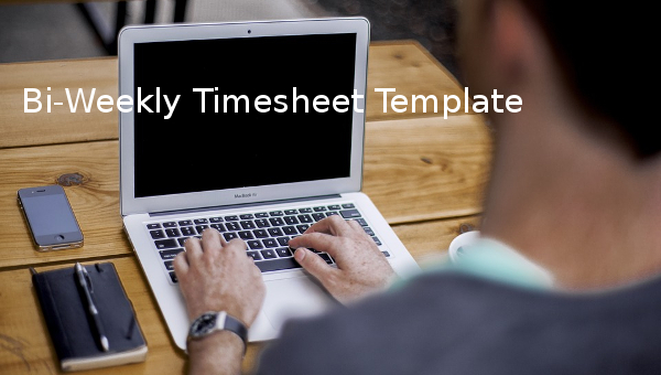 bi weekly timesheet template