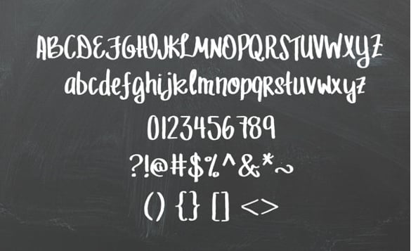 chalkboard font digital free download